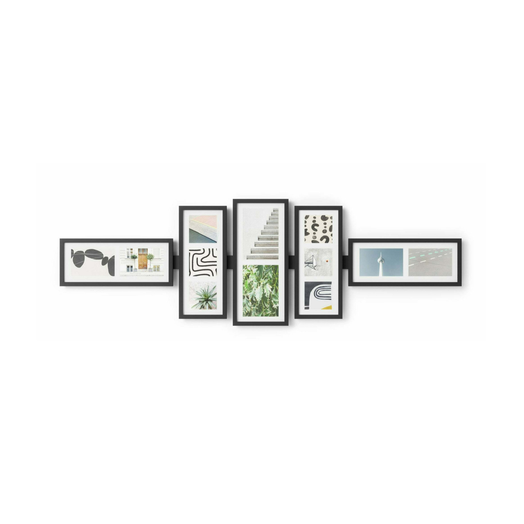 Umbra Shuffle Gallery Frame Set (Black, 5Pack)
