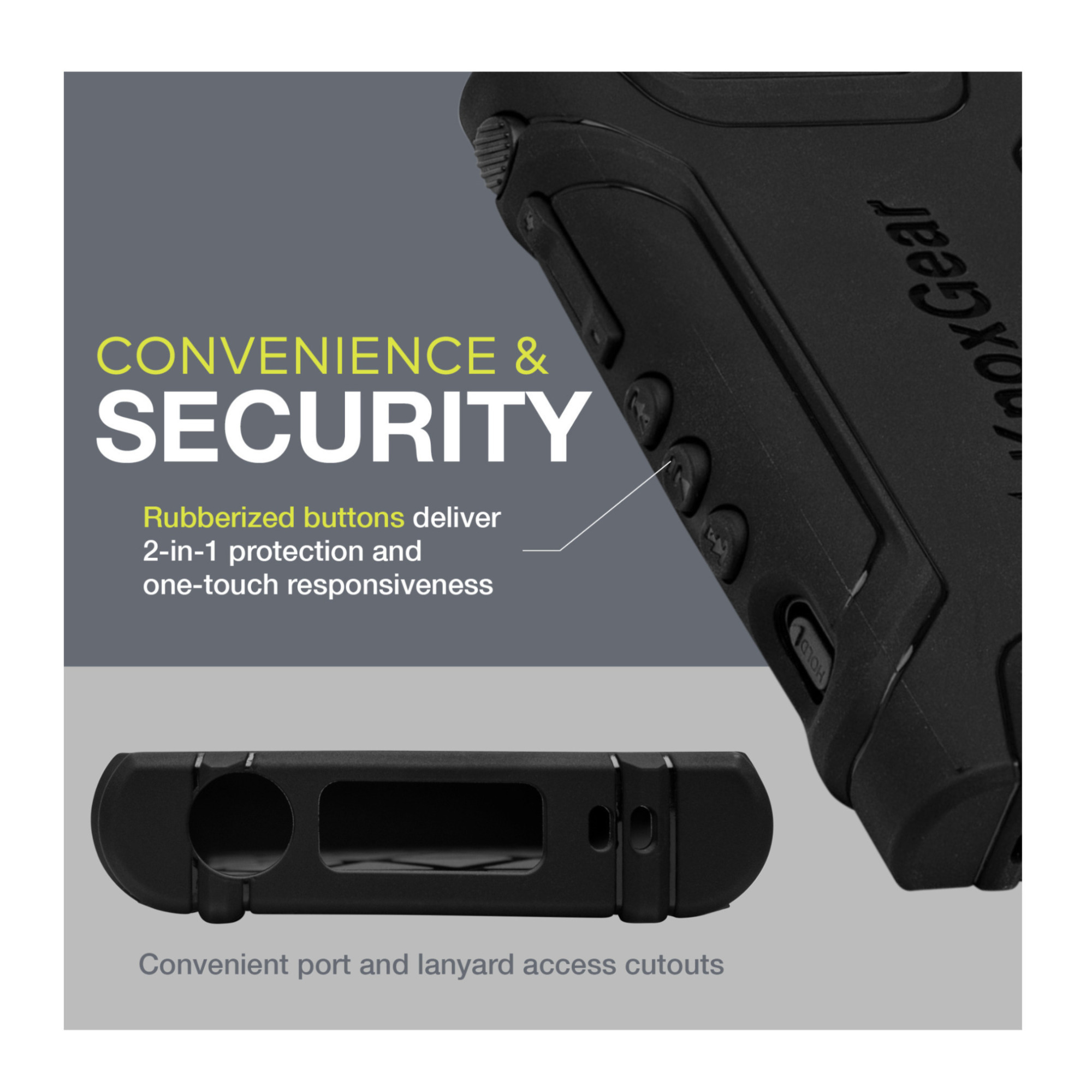 Knox Gear Rugged Hardshell Case for Sony NW-A55 Walkman MP3