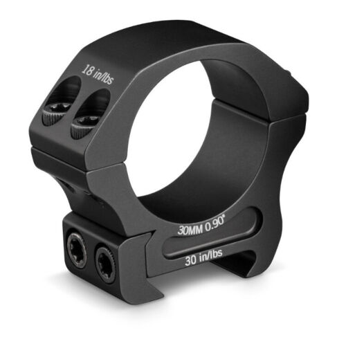 Vortex Pro Series 30mm Riflescope Rings Low 0.9-inch 843829101288