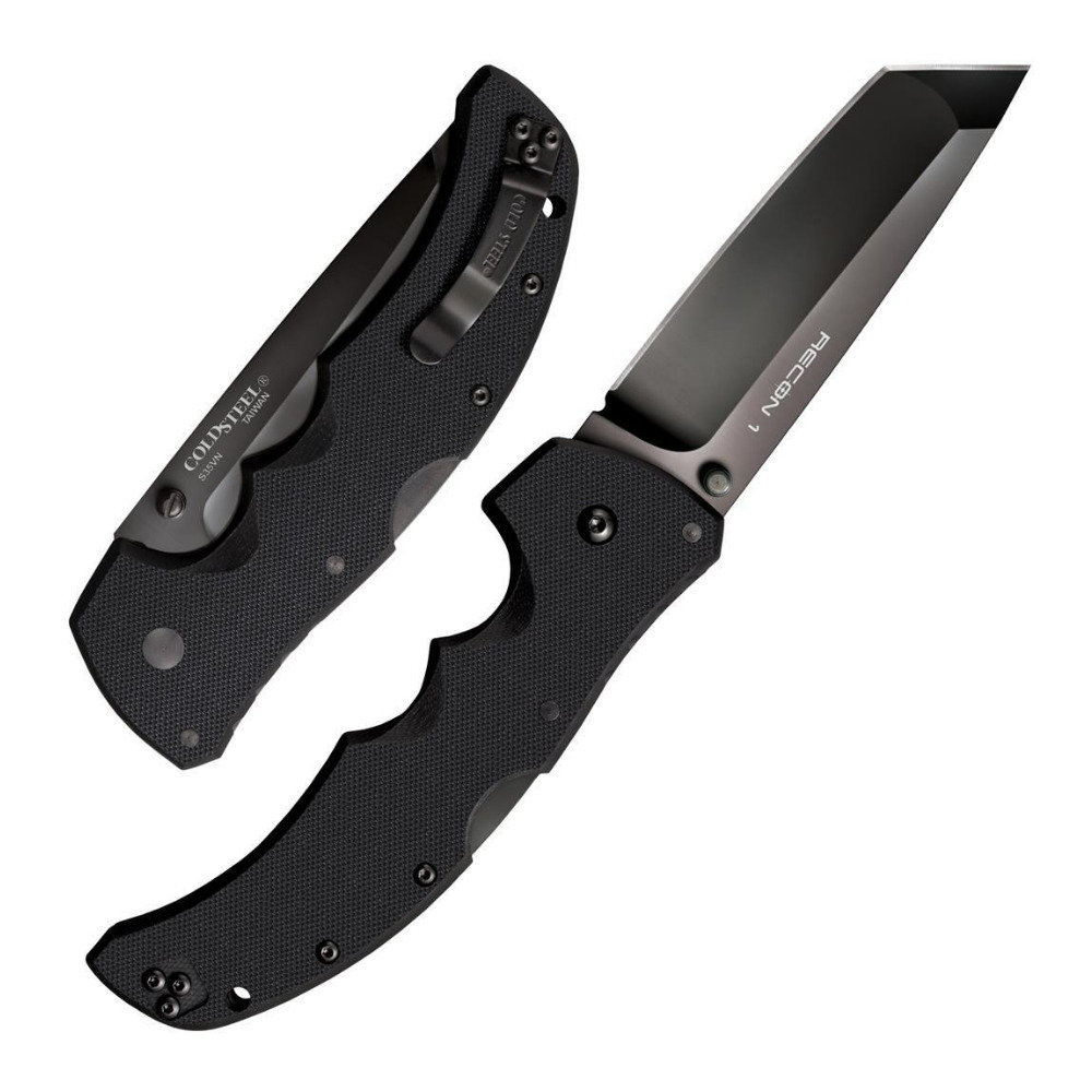 Cold Steel Recon 1 Series Tactical Folding Knife TriAd Lock Tanto