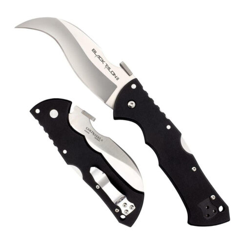 Cold Steel Black Talon II Folding Knife TriAd Lock Pocket Clip