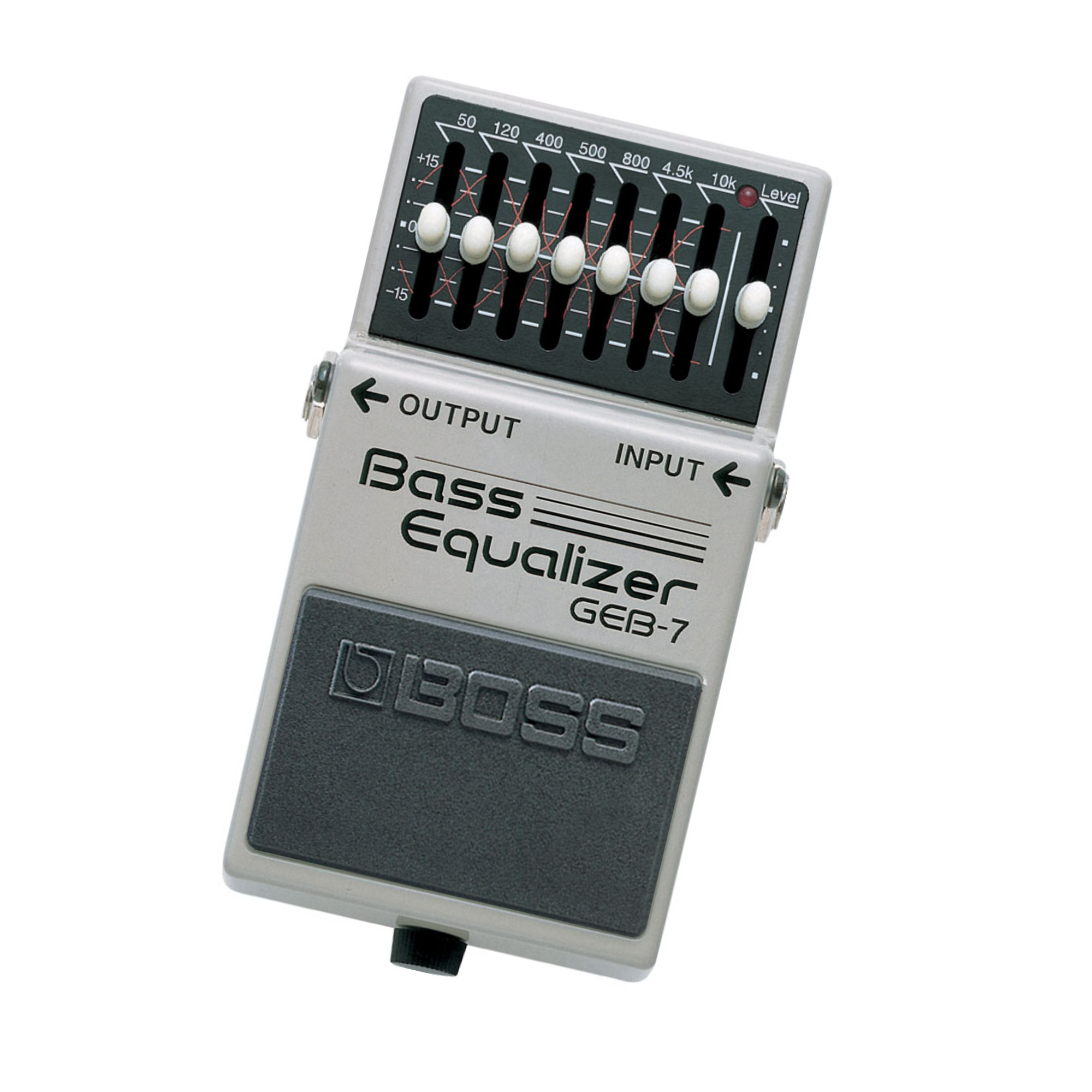 BOSS GEB-7 7-Band 50Hz to 10kHz Frequency EQ Pedal for Electric