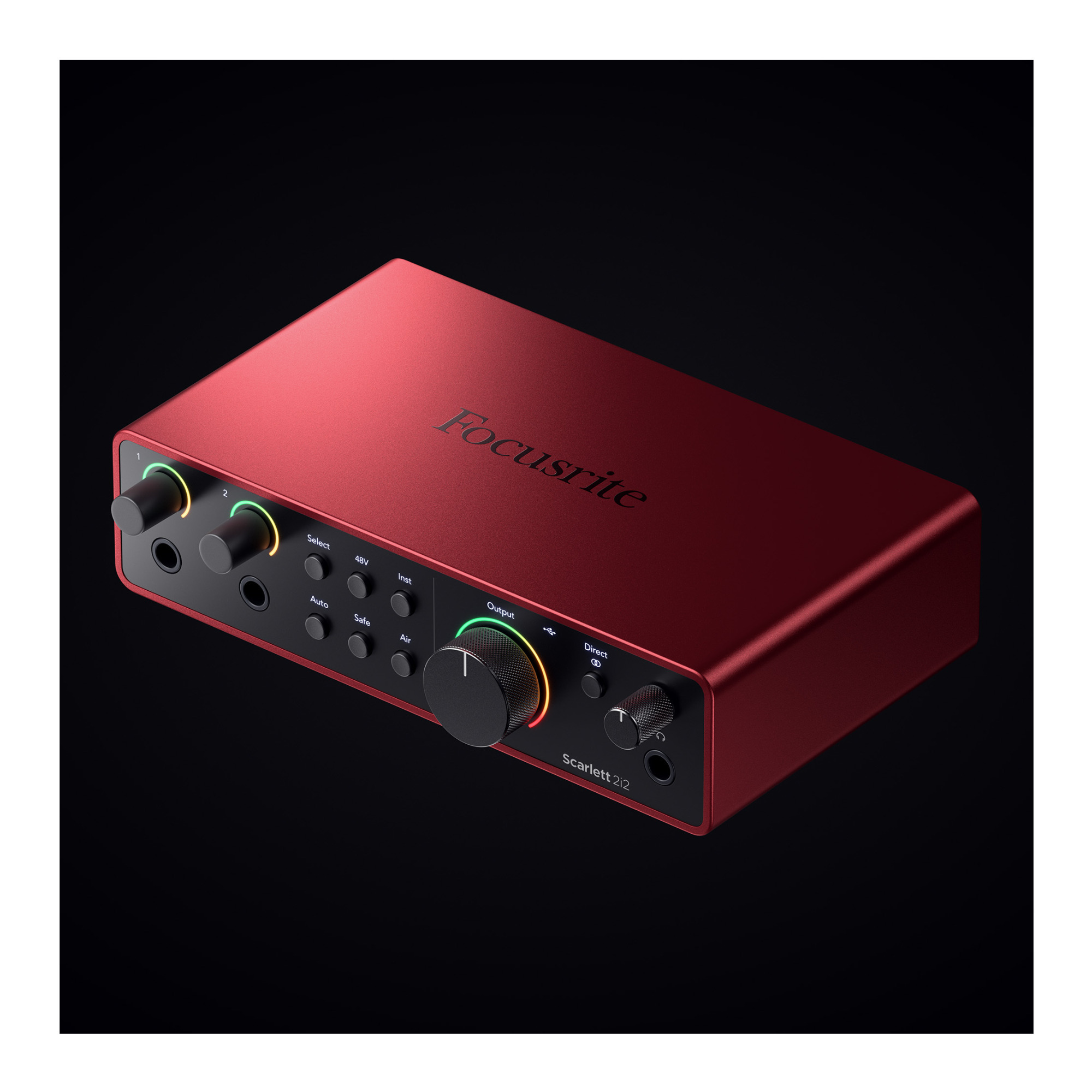 Focusrite Scarlett 2i2 4th Gen USB Audio Interface Hi-Z Instrument