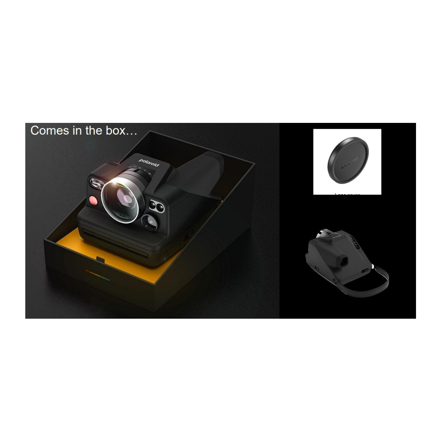 Polaroid I-2 Instant Analog Camera with Autofocus 3-Lens System