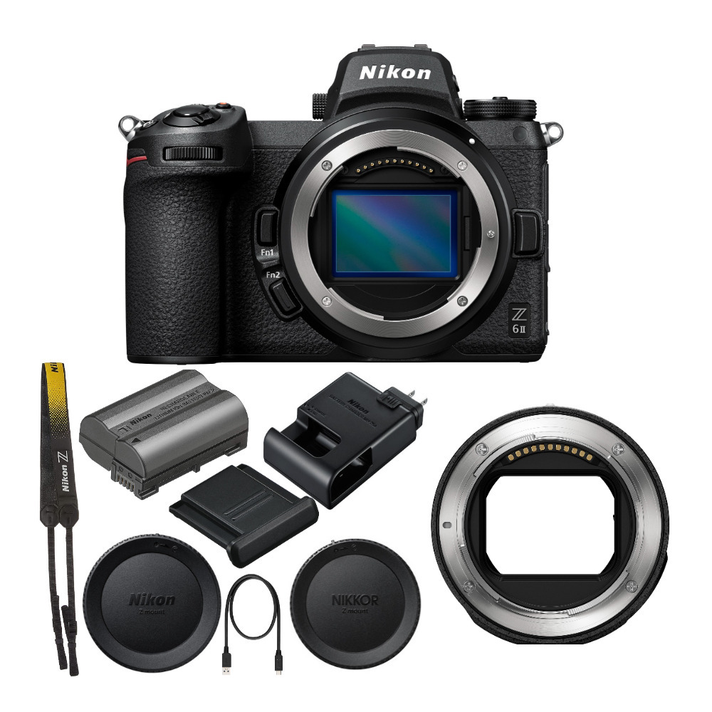 Nikon Z6II Mirrorless Digital Camera Nikon FTZ II Mount Adapter