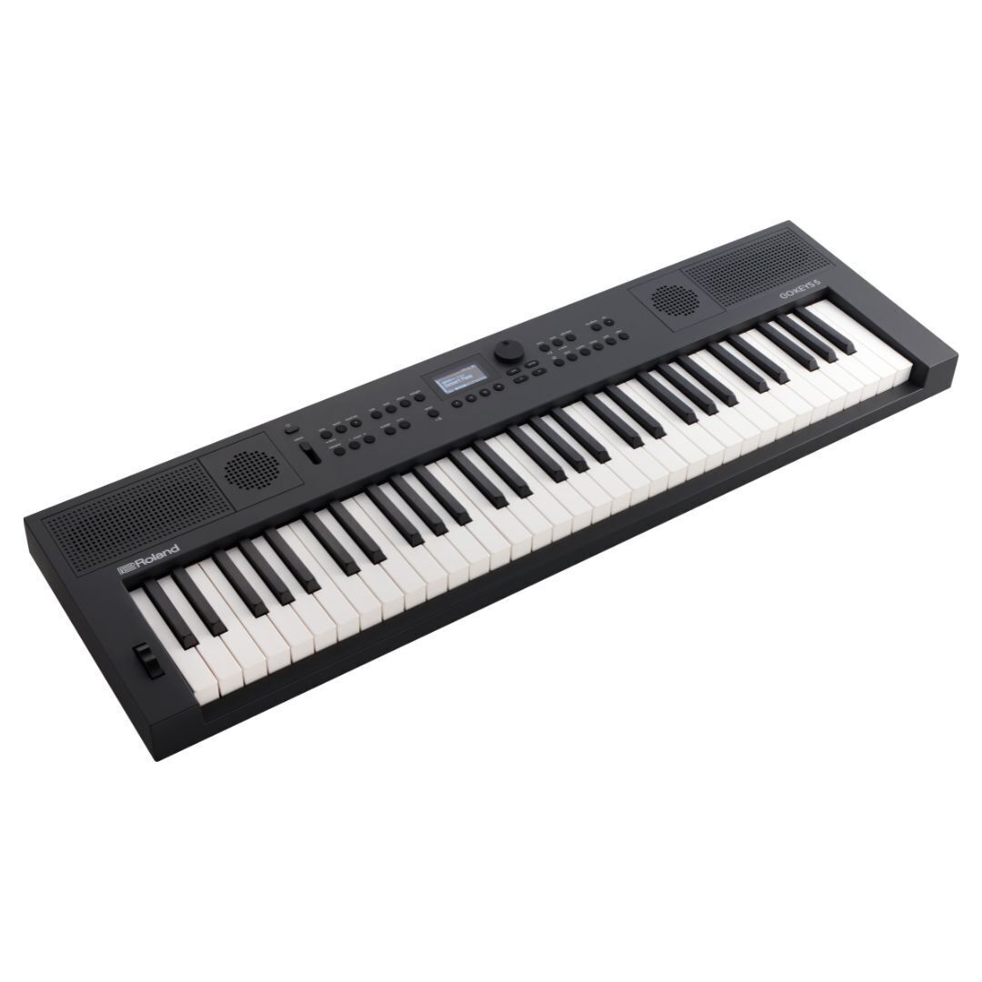高質で安価 Music 61-Note 5 KEYS GO Roland Creation Keyboard Graphite 鍵盤楽器