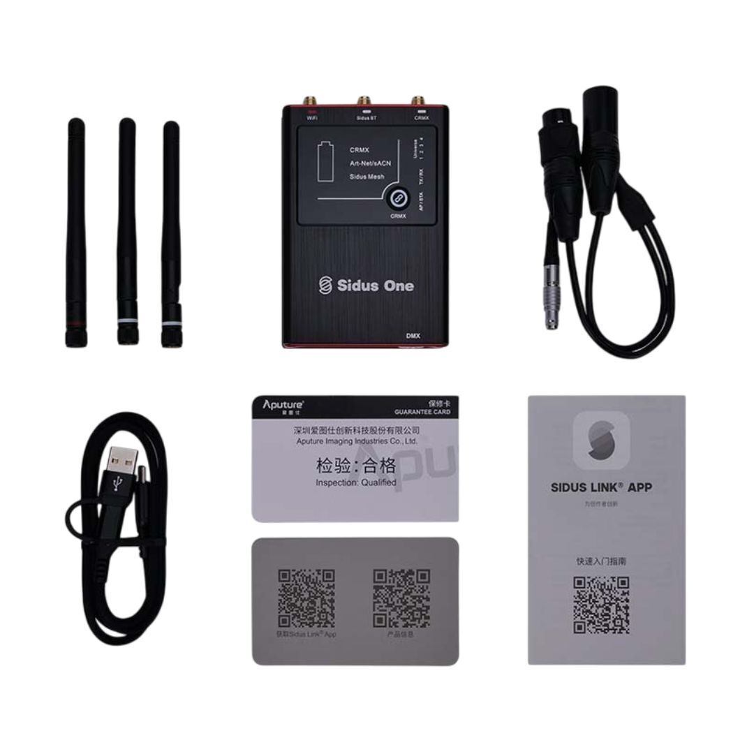 Aputure Sidus One Battery-Powered Single-Universe DMX and CRMX