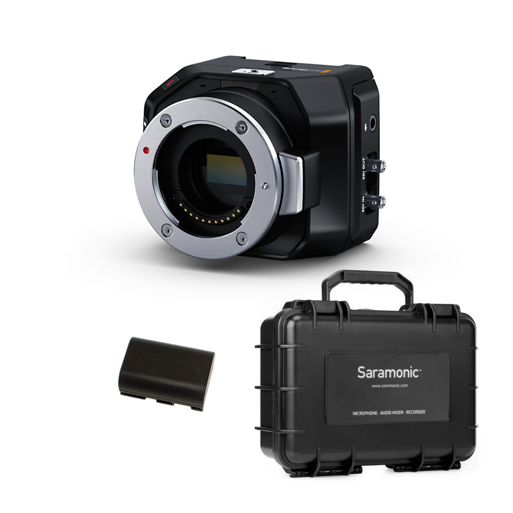 Blackmagic Design Micro Studio Camera 4K G2 with battery and Hard