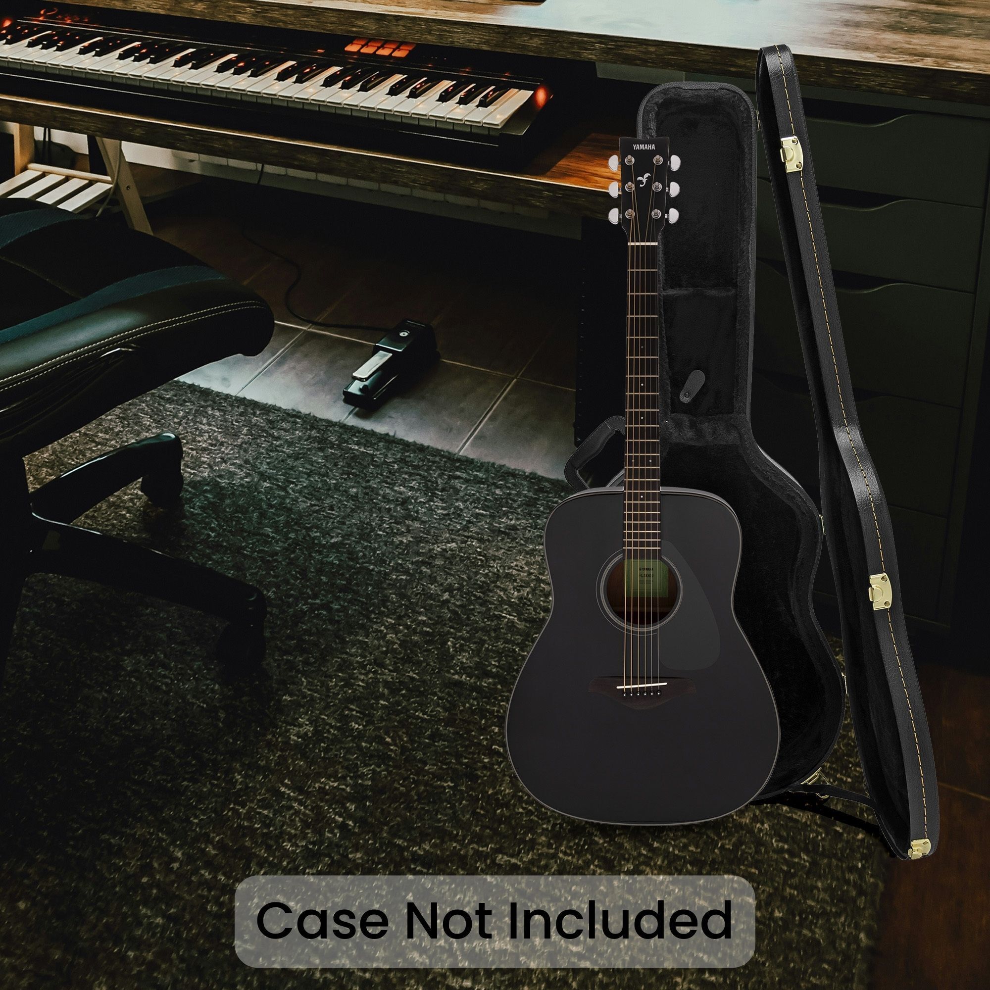 Yamaha FG800J 6-String Acoustic Guitar Solid Spruce Top Black | eBay