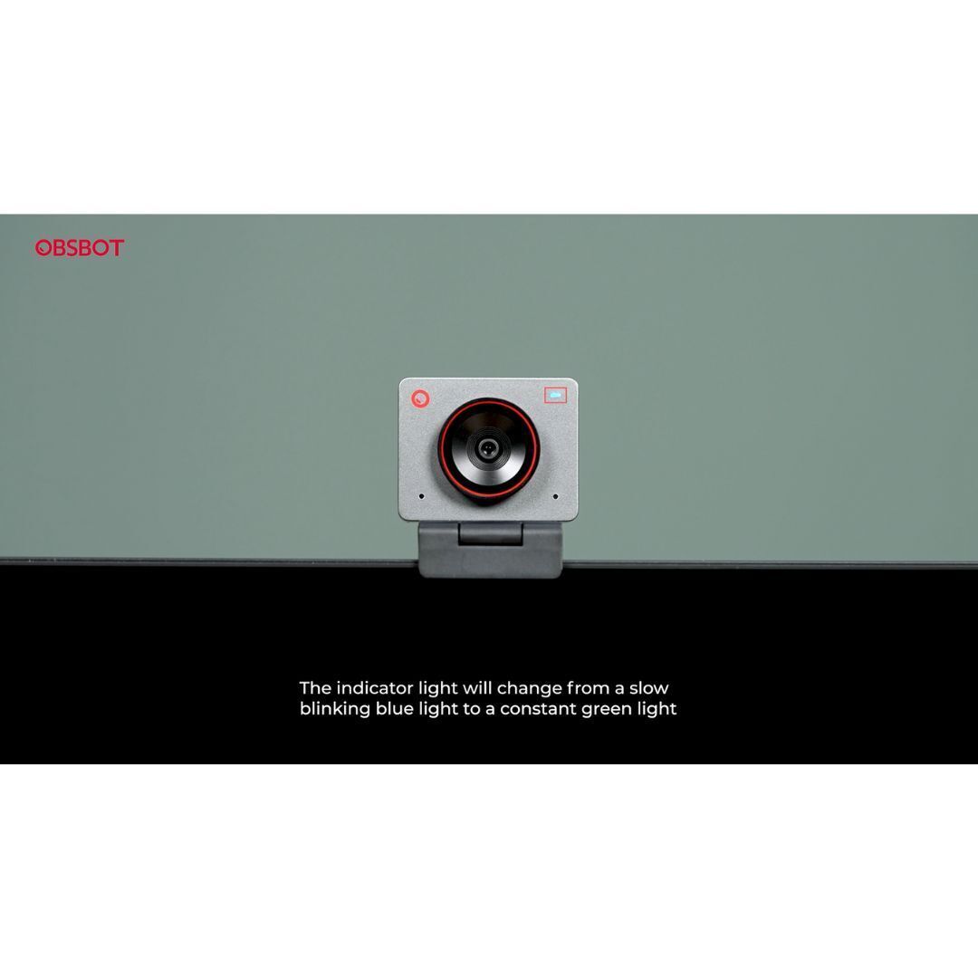 OBSBOT Meet 2 AI Powered Space Gray 4K Webcam with Fast Auto Focus