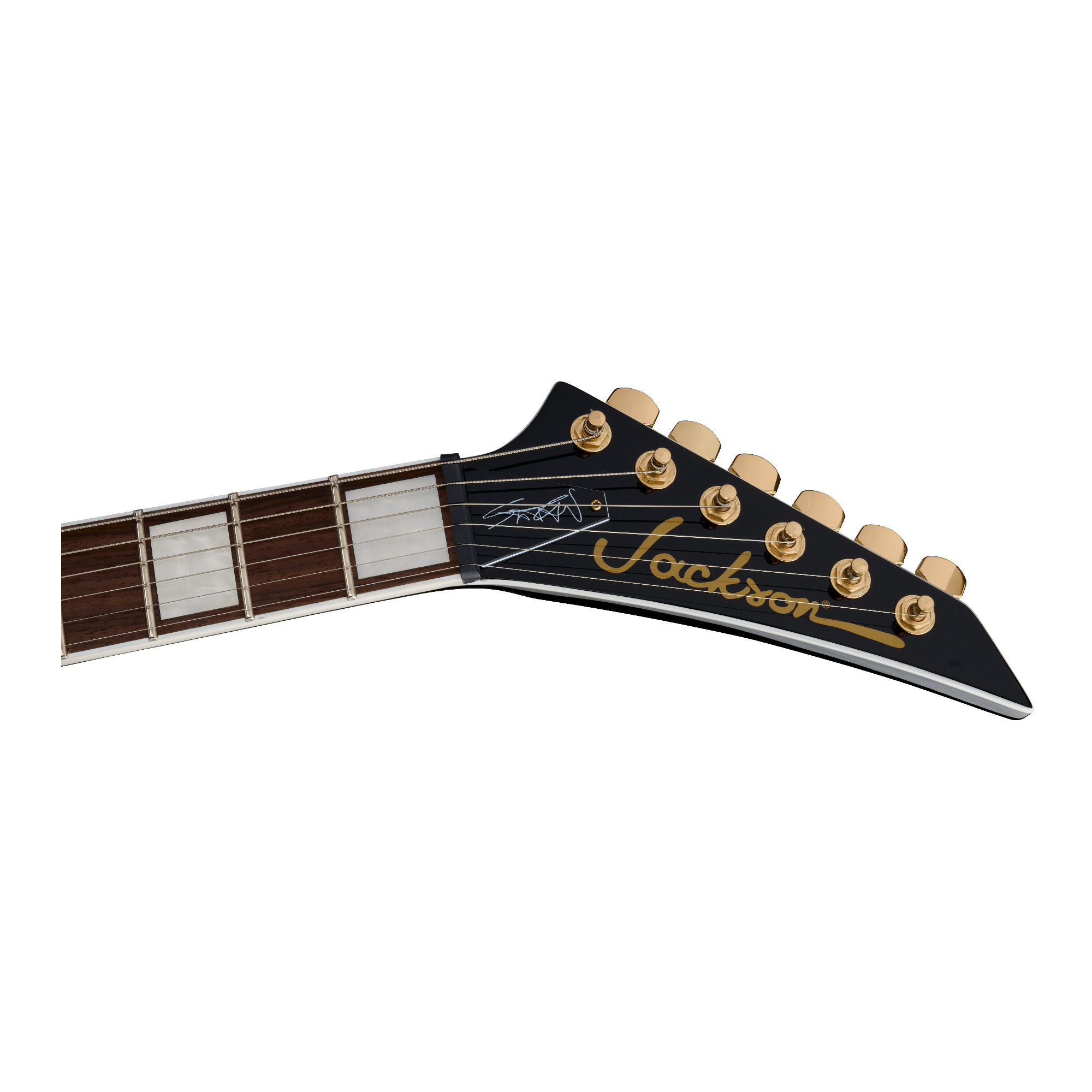 イ*キ様 JOKER ブラック Vシェイプ エレキギター Jackson X Series Scott Ian King V KVXT 6 String Gloss Black