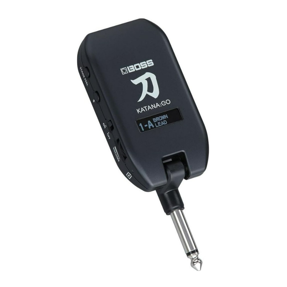 BOSS Katana Go Rechargeable Black Mini Guitar Headphone BOSS Katana Go Rechargeable Black Mini Guitar Headphone