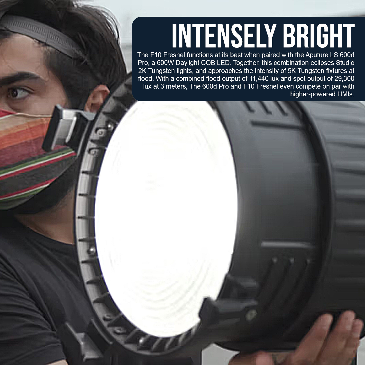 Aputure F10 Fresnel Photography Lighting Modifier PRO