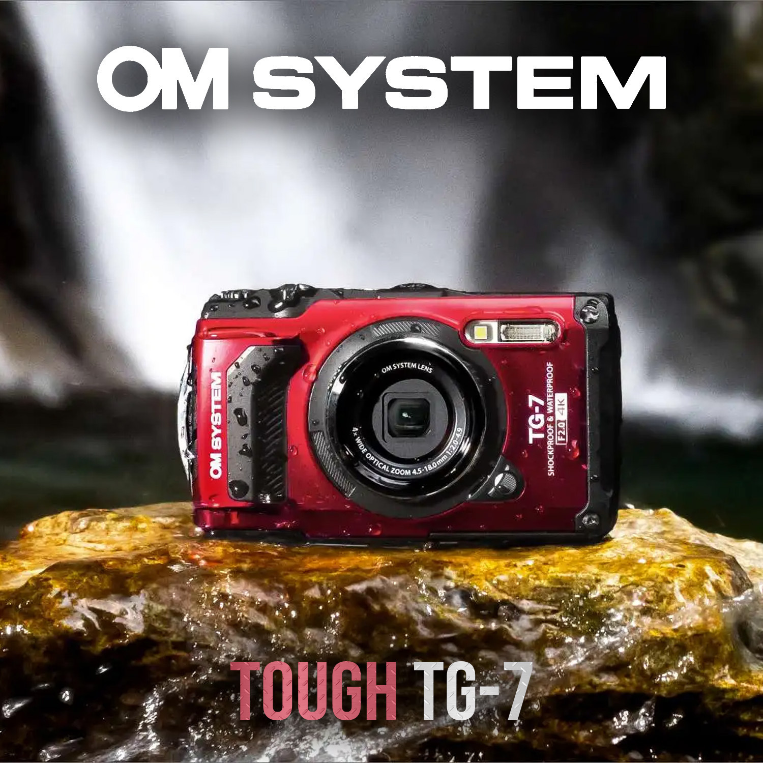 OM System Olympus Tough TG-7 Digital Camera Red 50332195400| eBay