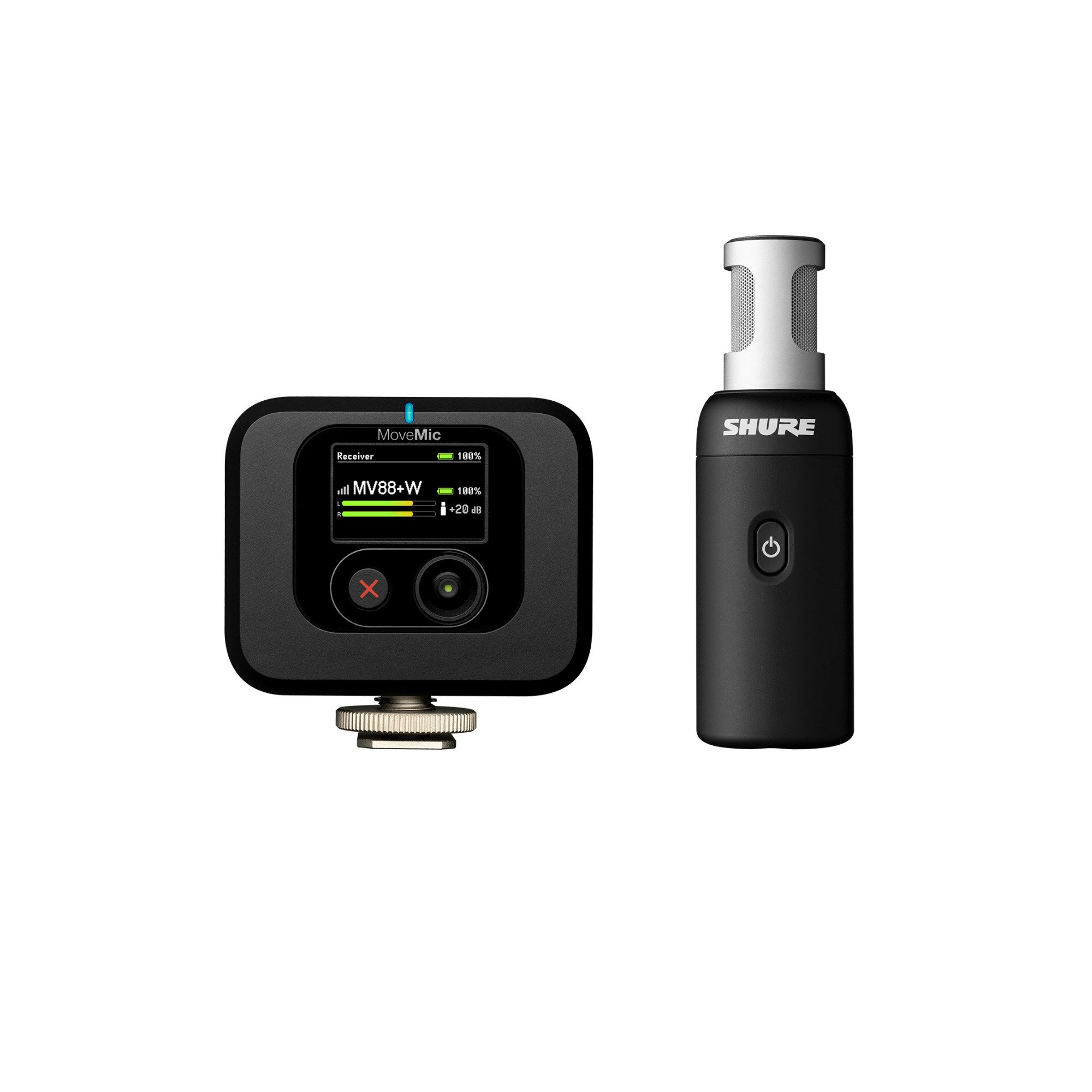 Shure MoveMic 88 Plus Wireless Video Microphone Receiver Kit