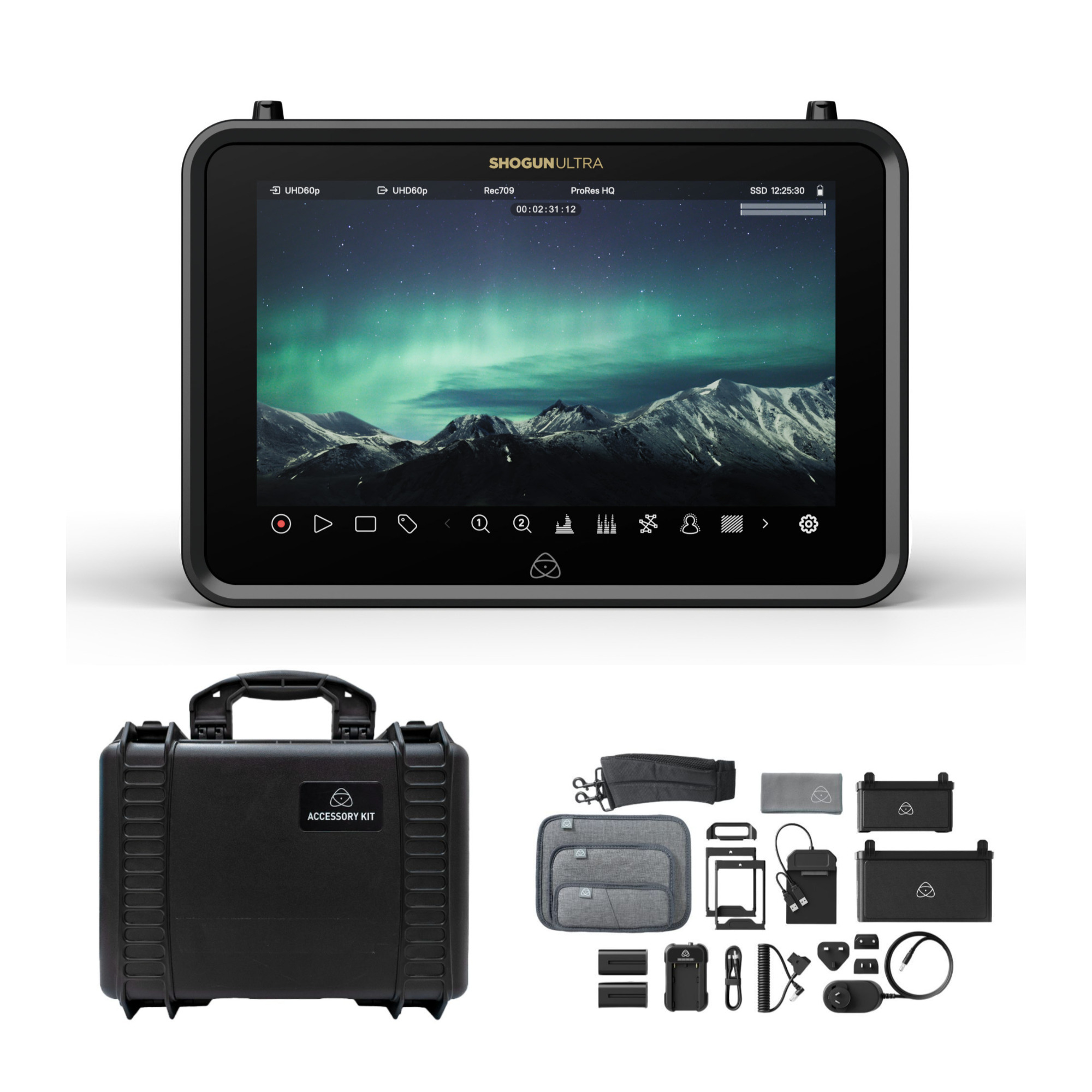 Atomos Shogun Ultra 7 In HDR Monitor-Recorder 8K Raw with 
