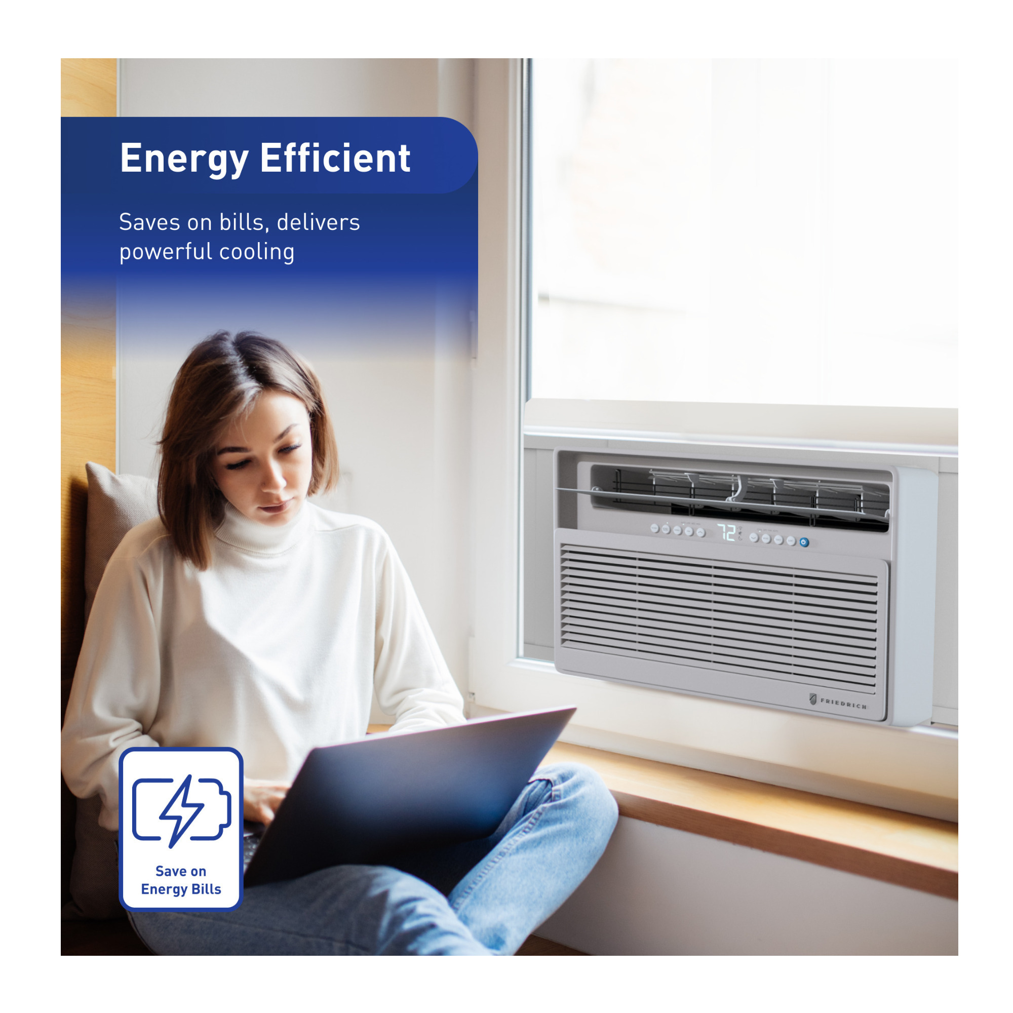 Friedrich CCV24A30A Chill Premier Inverter Smart Window Air