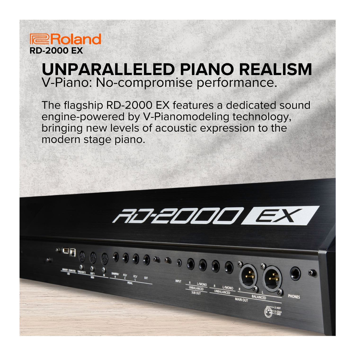 Roland RD-2000 EX 88-Key Digital Bundle with Workstation