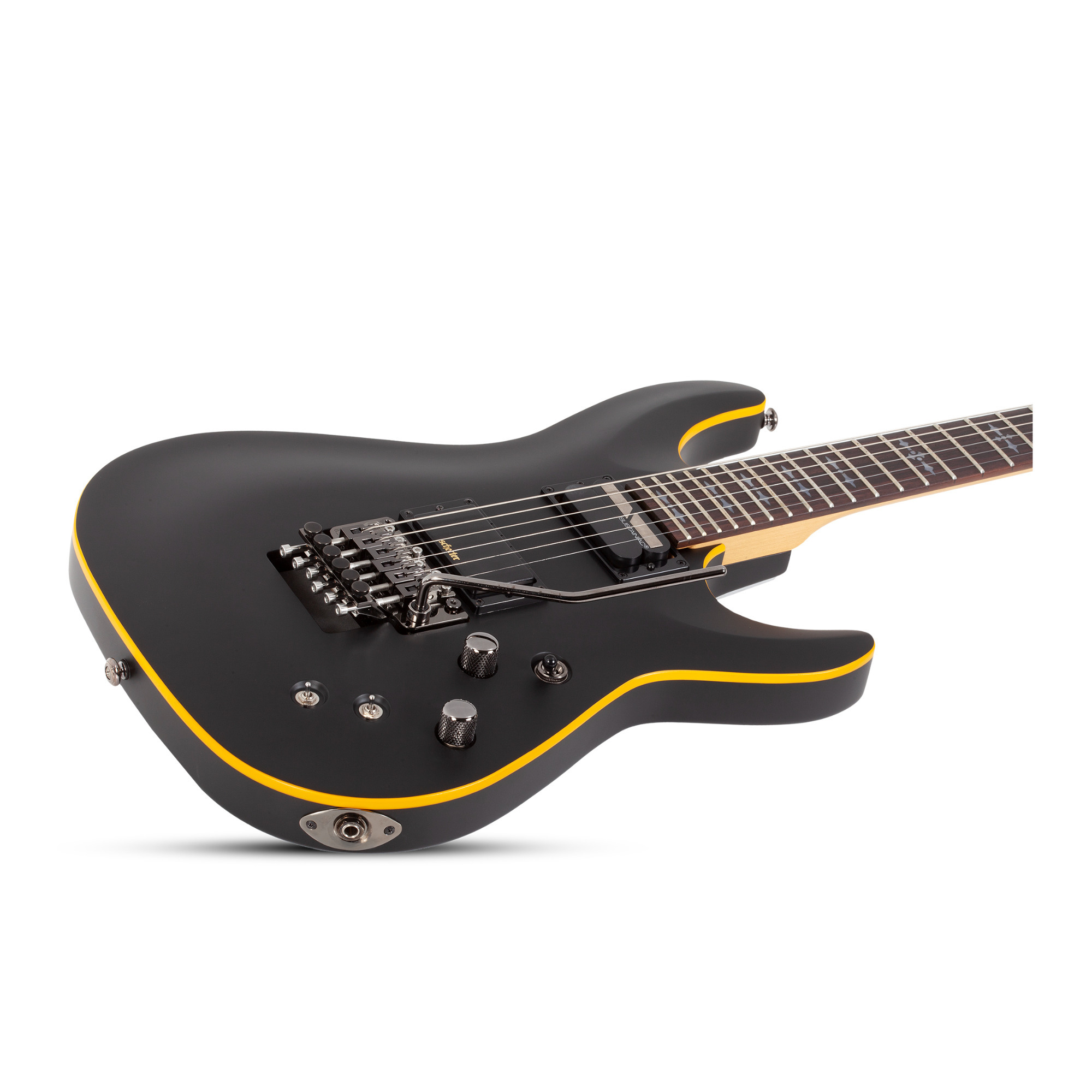 Schecter Demon-6 FR-S Right-Handed Electric Guitar (Aged Black