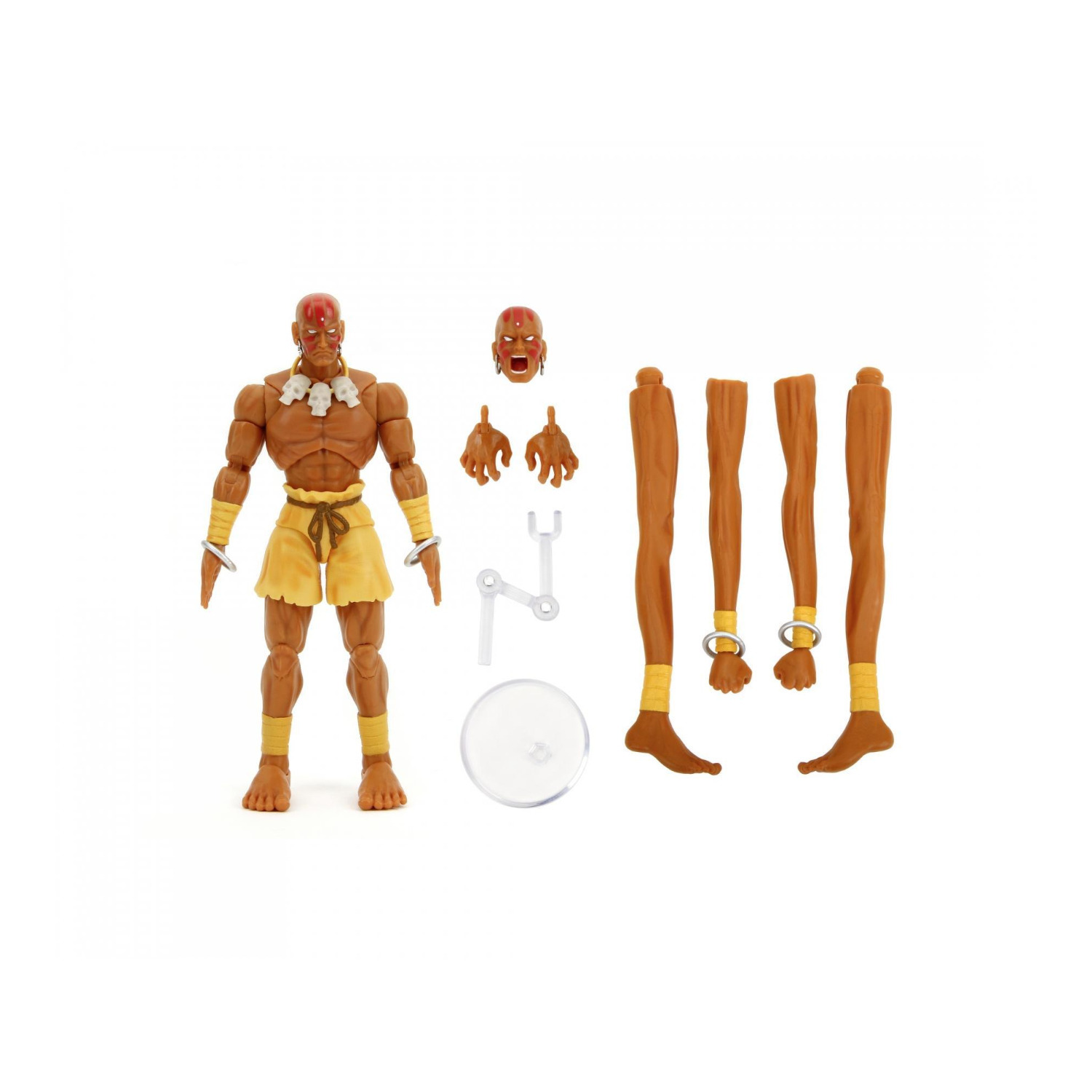 Jada Toys Street Fighter II Set Ryu Ken Dhalsim M. Bison Chun Li