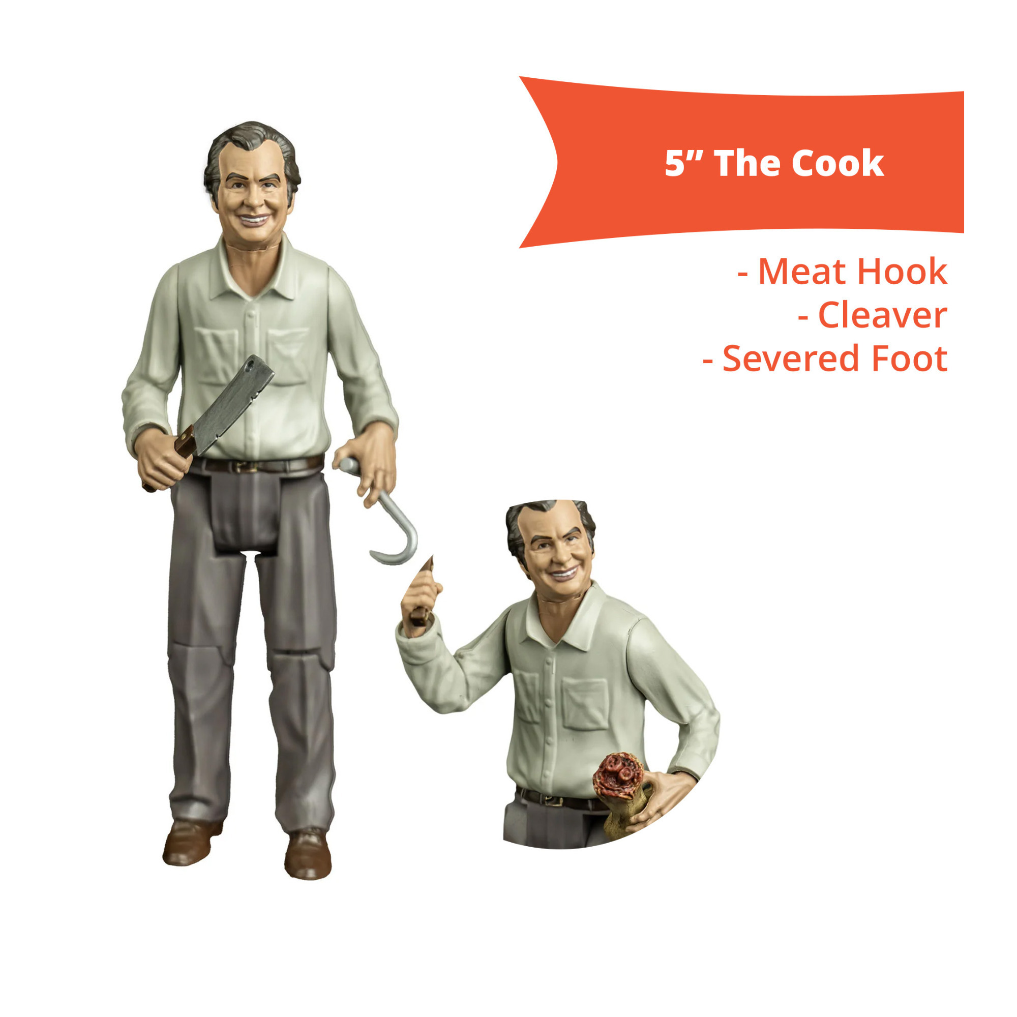 The Texas Chainsaw Massacre (1974) - Dinner Scene Playset with all