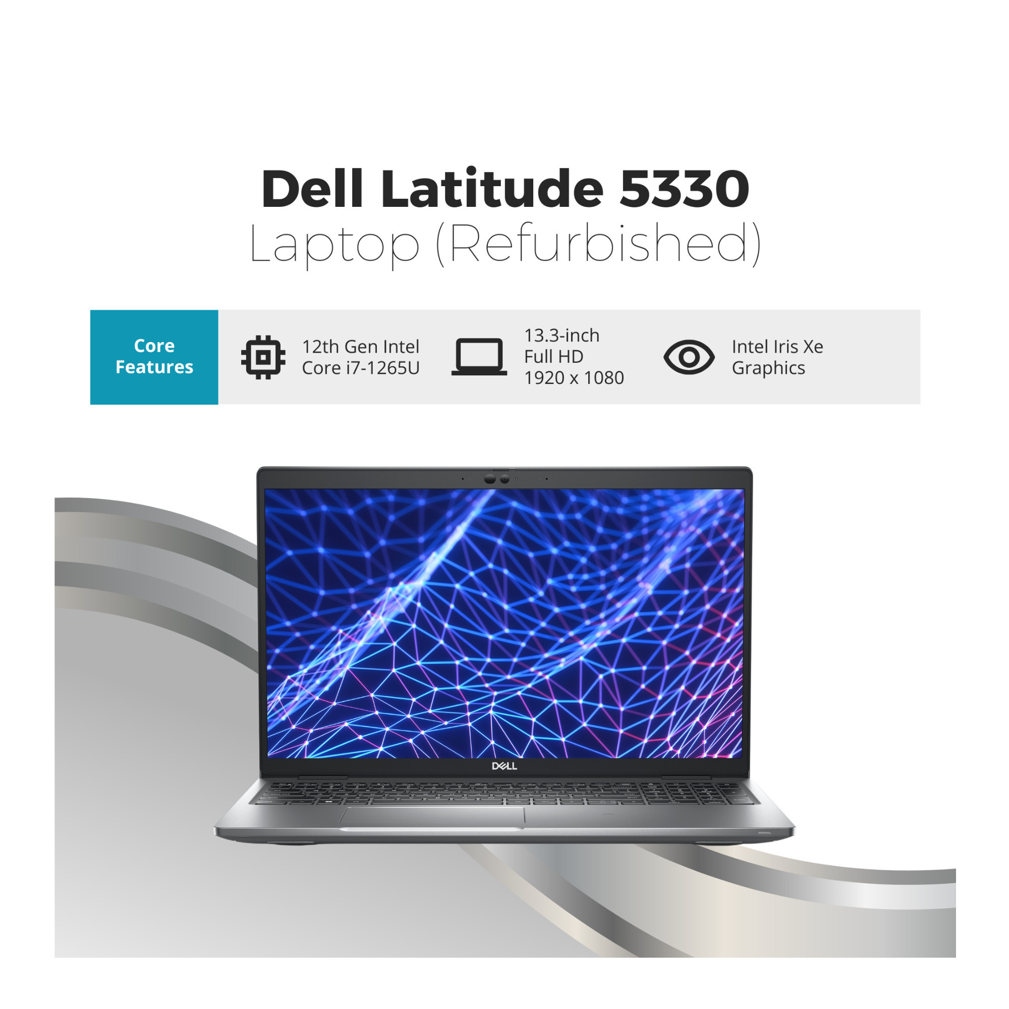 Dell Latitude 5330 13.3-inch FHD, Intel i7-1265U 32GB, 512GB SSD