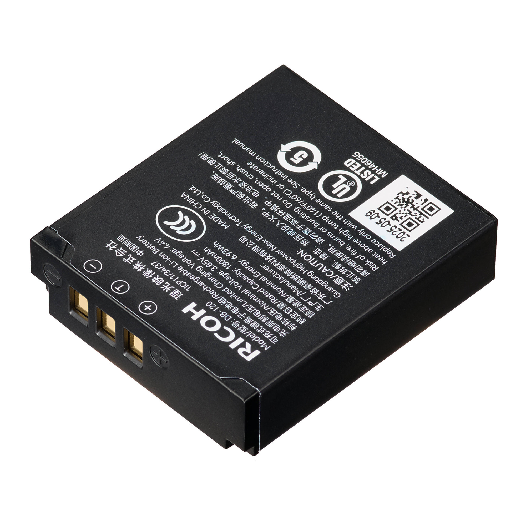 【新品/未開封】RICOH Li-ion Battery DB-120 Ricoh DB-120 Rechargeable Li-Ion Battery for Ricoh GR IV 1800mAh
