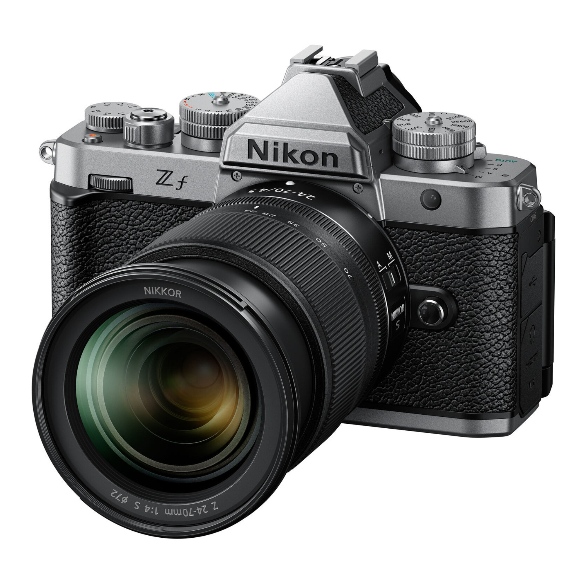 Nikon Zf Mirrorless Camera with 24-70mm f/4 Lens (Silver) Vlogger