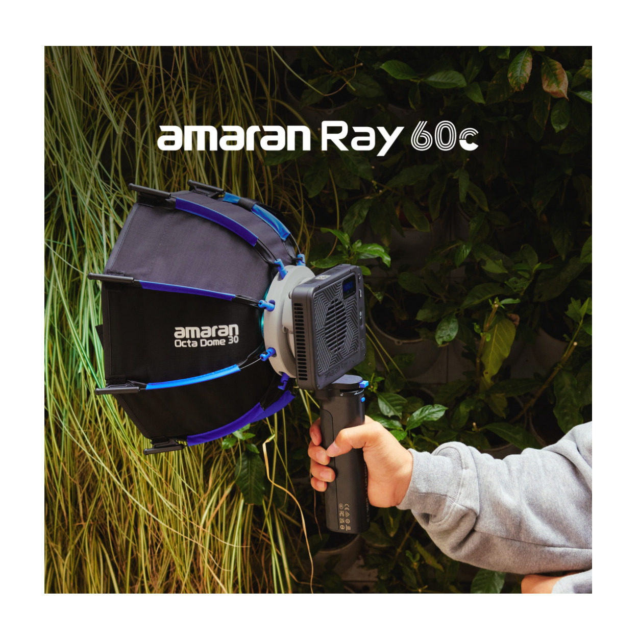Amaran Ray 60c Full-Color COB RGB LED Video Light with OmniColor