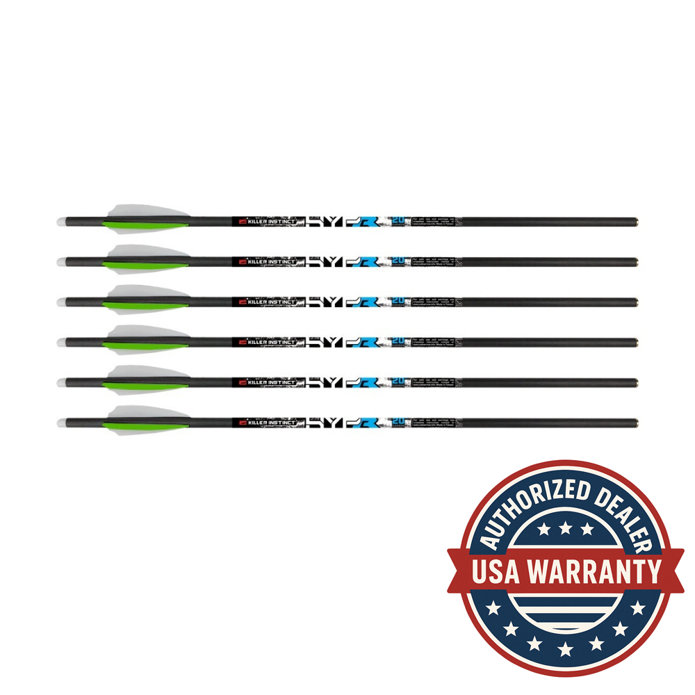Killer Instinct Crossbows Hypr Lite 20 Crossbow Bolts 6-Pack