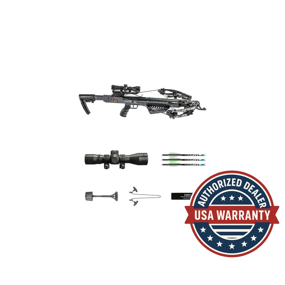 Killer Instinct Burner 415 FPS Crossbow Package (Gray Camo