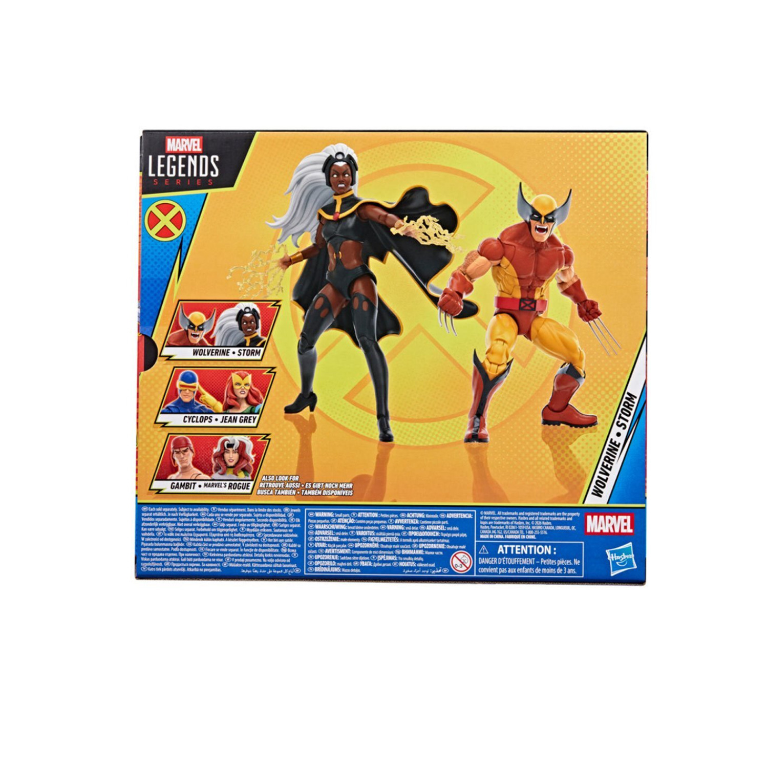 Hasbro X-Men 97 Marvel Legends Wolverine and Storm 6-Inch Action