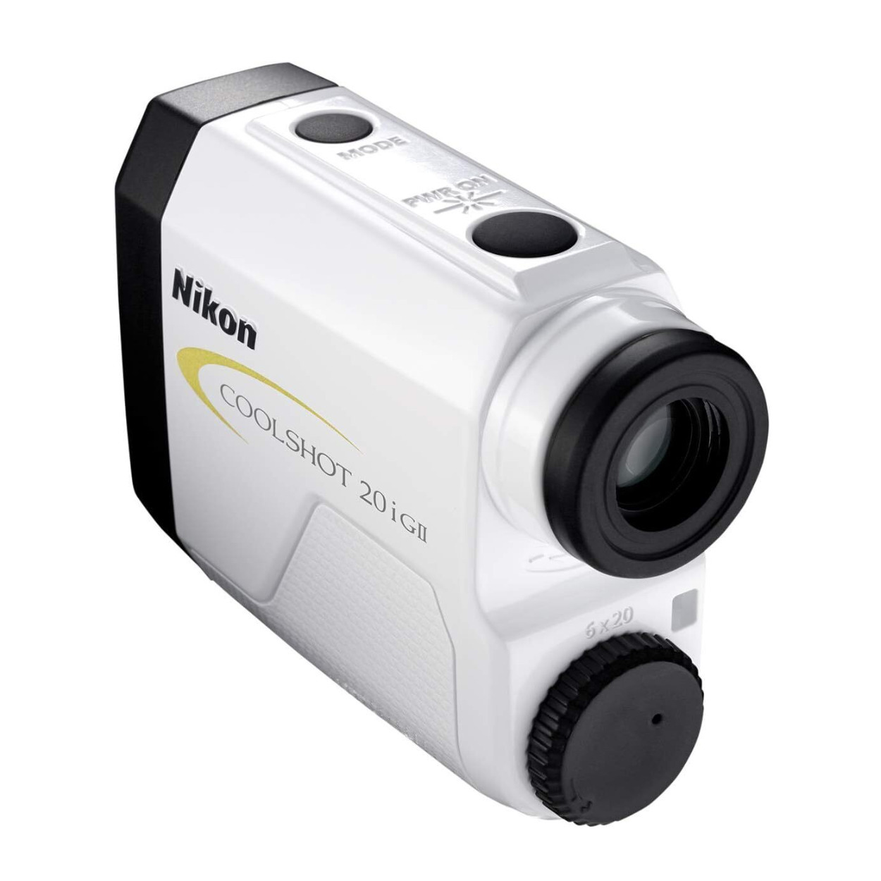 Nikon COOLSHOT 20i GII 6x Golf Laser Rangefinder (White, Certified