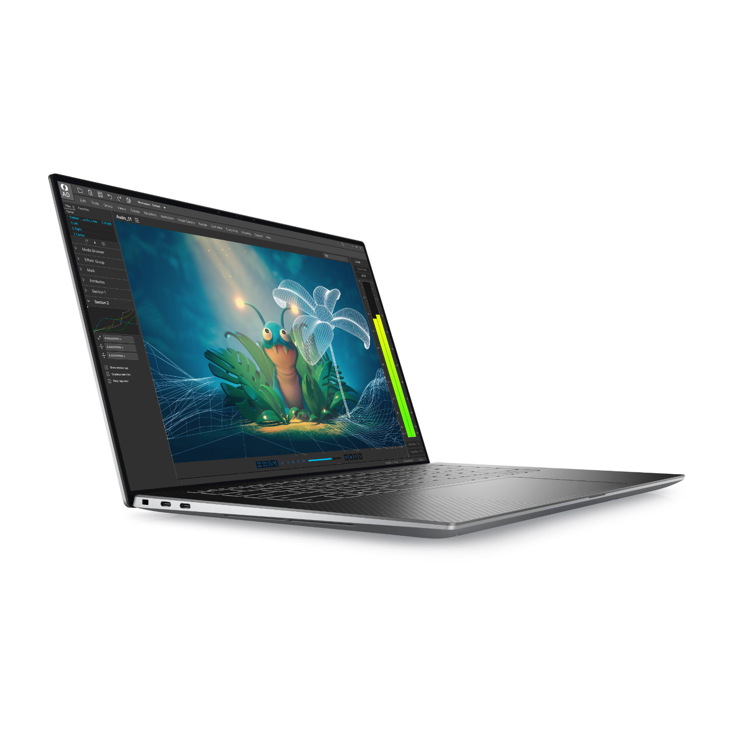 Dell Precision 5570 15.6-Inch UHD+ Touch i7-12700H 32GB 1TB NVIDIA 