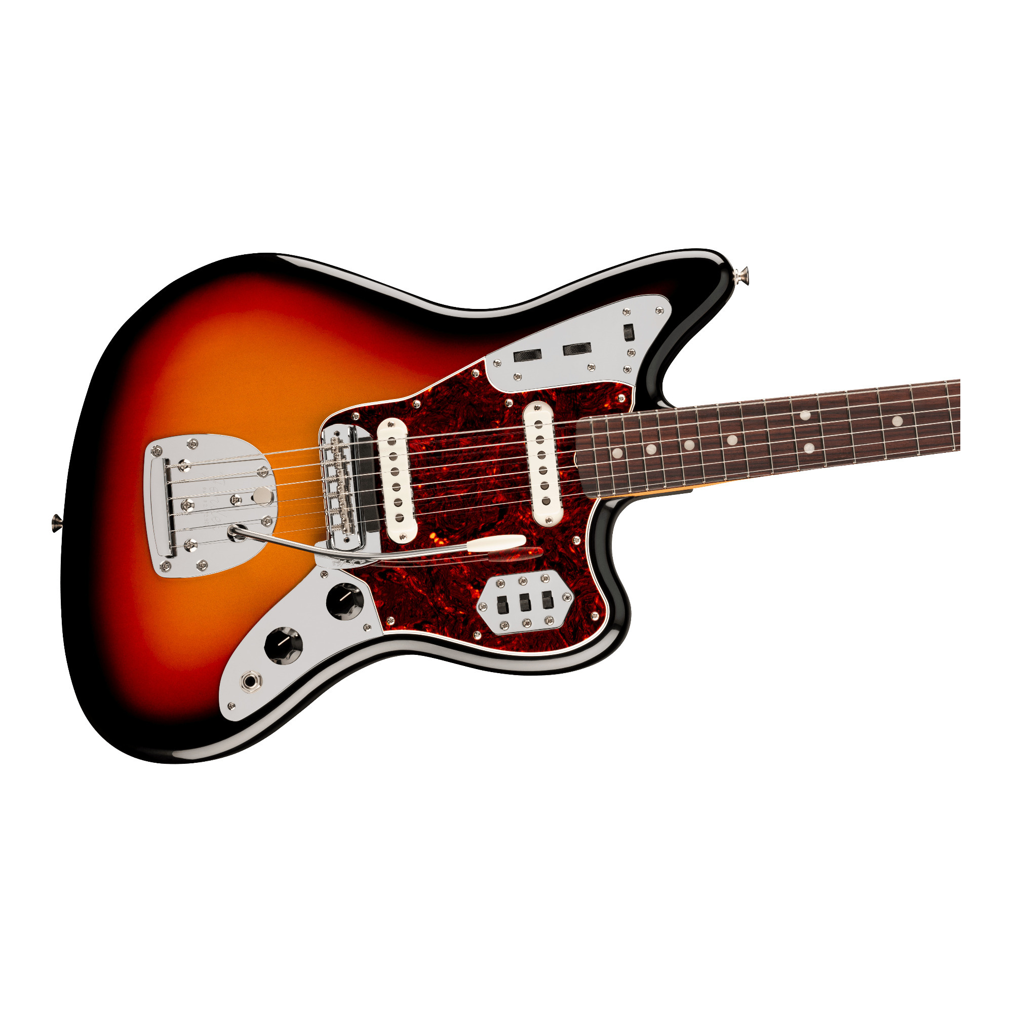 Fender Vintera III Mid '60s Jaguar SS RW with Deluxe Gig Bag (3