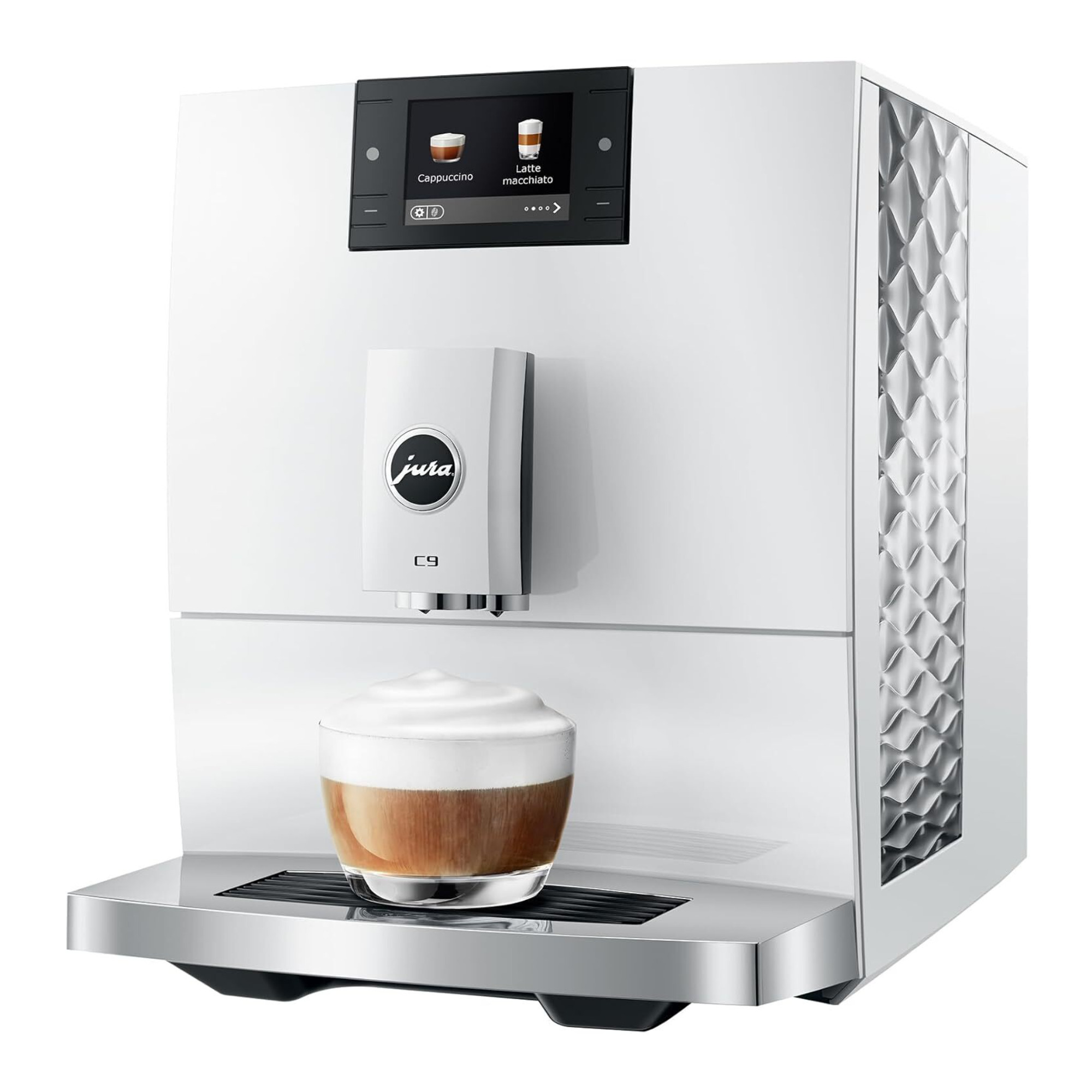 Jura C9 Fully Automatic Coffee Machine (Piano White) | eBay