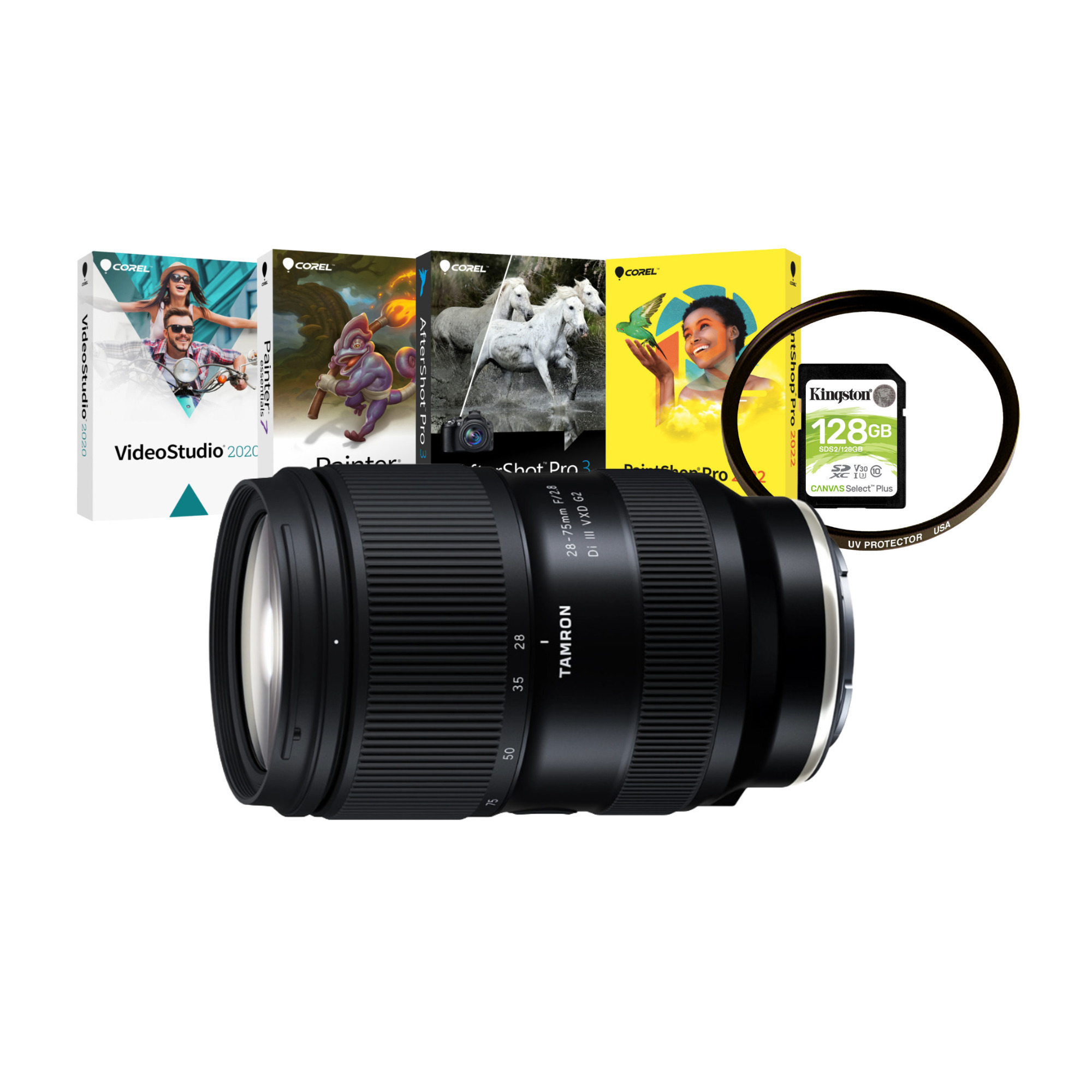 Tamron A063 28-75mm f/2.8 Di III VXD G2 Zoom Lens with Accessories