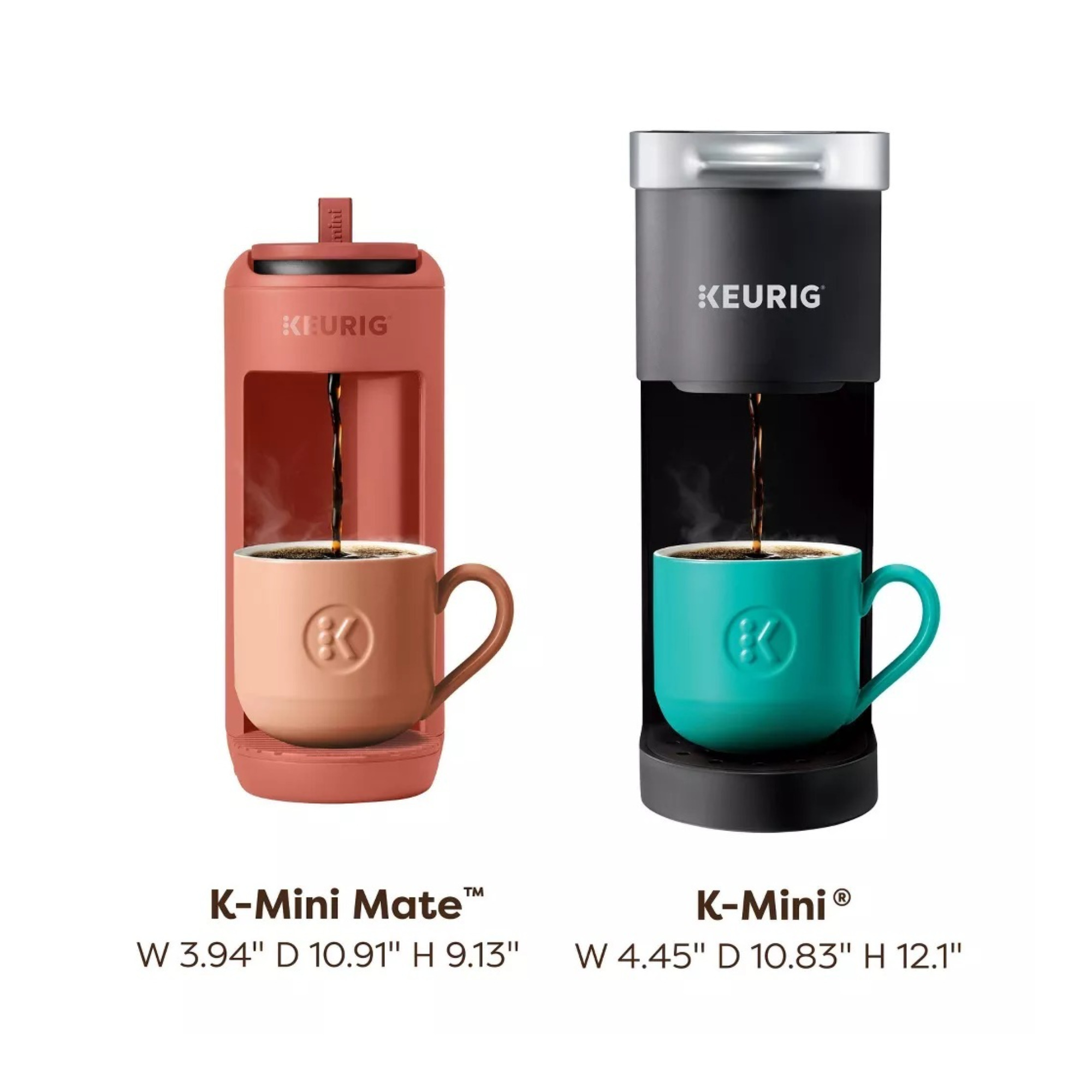 Keurig K-Mini Mate Single Serve K-Cup Pod Coffee Maker Red Rocks