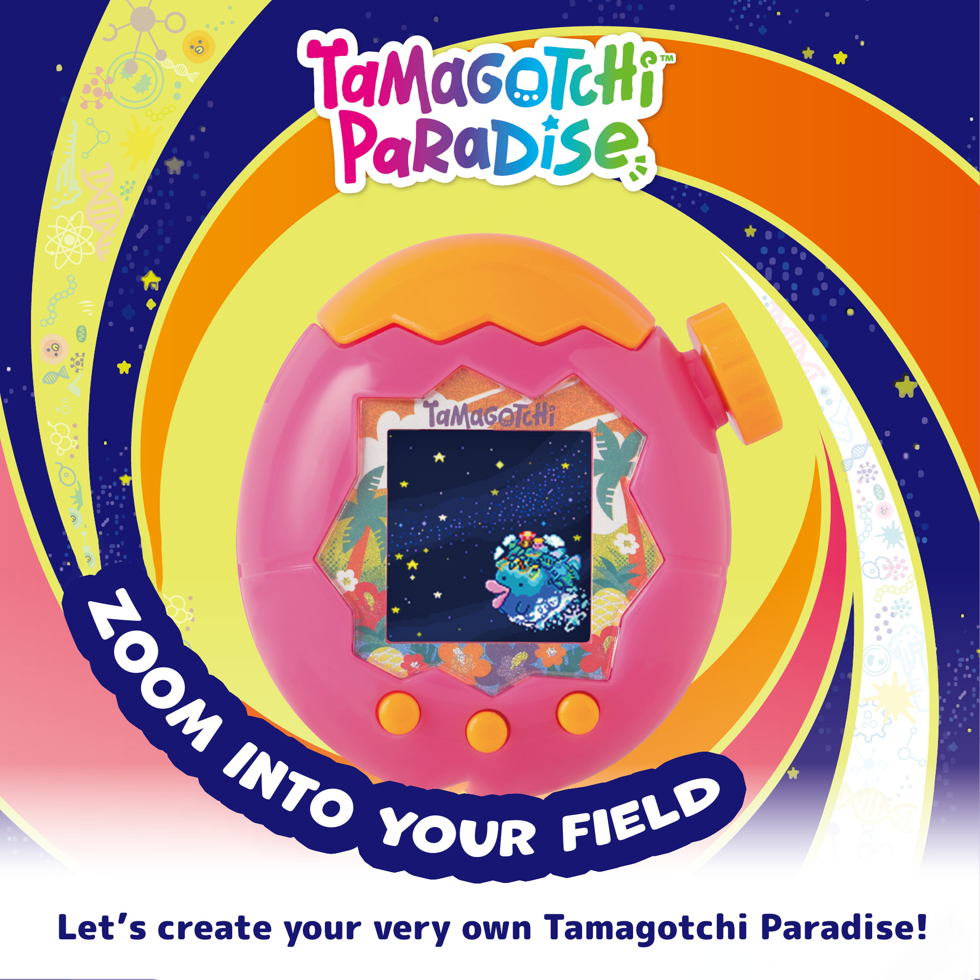 Bandai Tamagotchi Paradise - Orange Tropics Interactive Digital