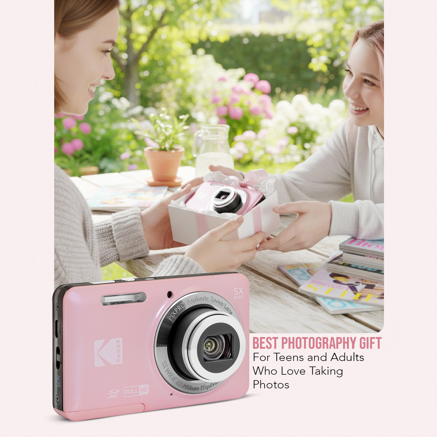 Kodak PixPro Friendly Zoom FZ55 16MP 1080p Full HD Digital Camera
